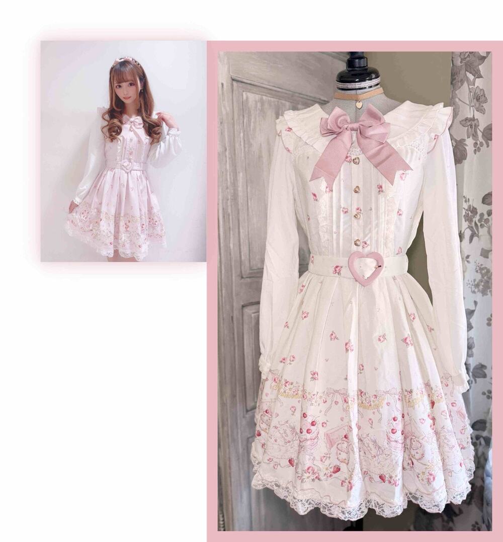 Liz Lisa Anniversary Cake Print Dress Jfashion Gyaru Himekaji Lolita Coquette